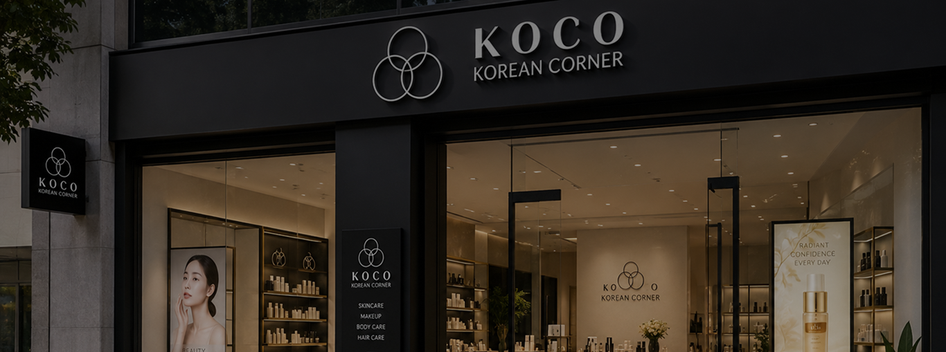 KOCO — Korean Corner, mặt tiền cửa hàng